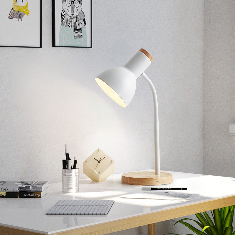 Augenfreundliche Metall-Schreibtischlampe Ein Licht Nordic Style Studiolampe für das Kinderzimmer
