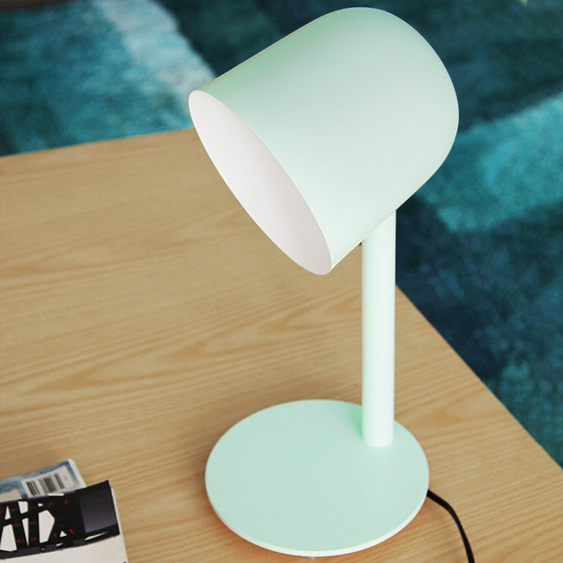 Kindergarten Schlafsaal Tasse Schreibtischlampe Metall Eine Lampe Macaron Loft Schreibtischlampe