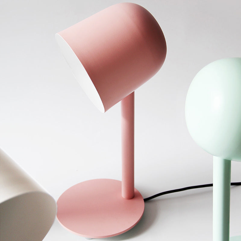 Kindergarten Schlafsaal Tasse Schreibtischlampe Metall Eine Lampe Macaron Loft Schreibtischlampe