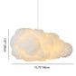 Wolke 1-Licht LED Pendelleuchte
