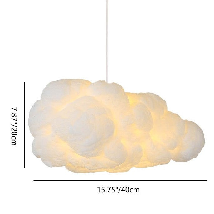 Wolke 1-Licht LED Pendelleuchte