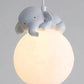 Niedliche tierförmige Mondanhängerlampe - Elefant