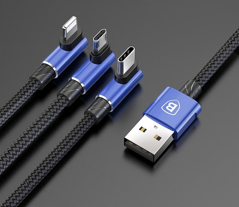 Frendorf | 3-köpfiges L-förmiges Kabel, um alle Ihre Geräte abzudecken