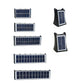 Moderne Einfachheit Solar Wasserdicht Rechteckige ABS PMMA LED Wandleuchte Lampe Für Außenpatio