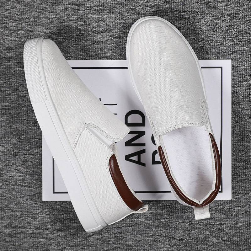 Slip-On-Schuhe aus Segeltuch für Herren