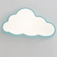 Zeitgenössische skandinavische Macaron Cartoon Eisen PVC Wolken Shade LED Deckenleuchte für das Wohnzimmer