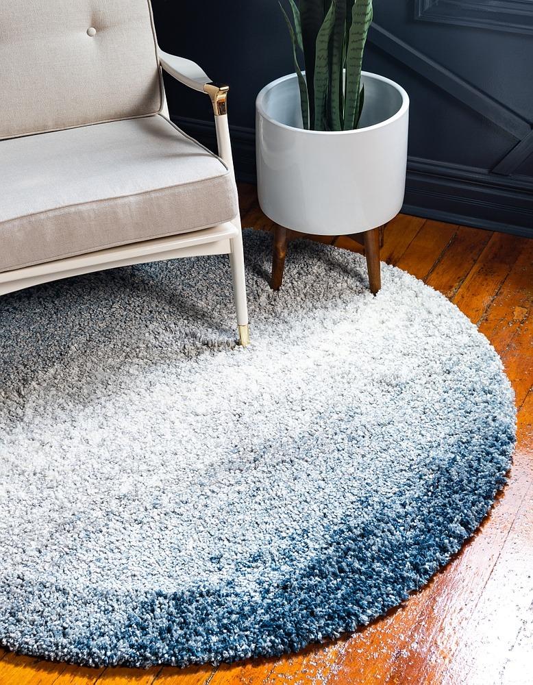 Frendorf | Velviona Gradient Shaggy Teppich | Weicher Hochflorteppich | Modernes Farbverlauf-Design