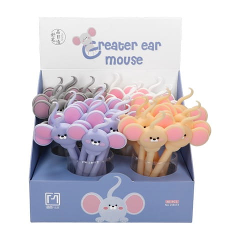 Frendorf | Big Ear Maus Gel Tintenstift - Lustiger und niedlicher Schreibstift mit Gel-Tinte - Sanft und bequem für das tägliche Schreiben - Perfekt für Studenten, Bürogebrauch und Geschenkideen