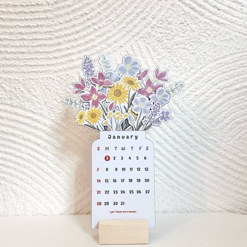 Frendorf | 2024 Bloomy Flowers Tischkalender
