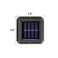 Frendorf | EcoVerta Solar LED Leuchte | Quadratisch & Wasserdicht | Für Garten, Balkon & Außenbereich