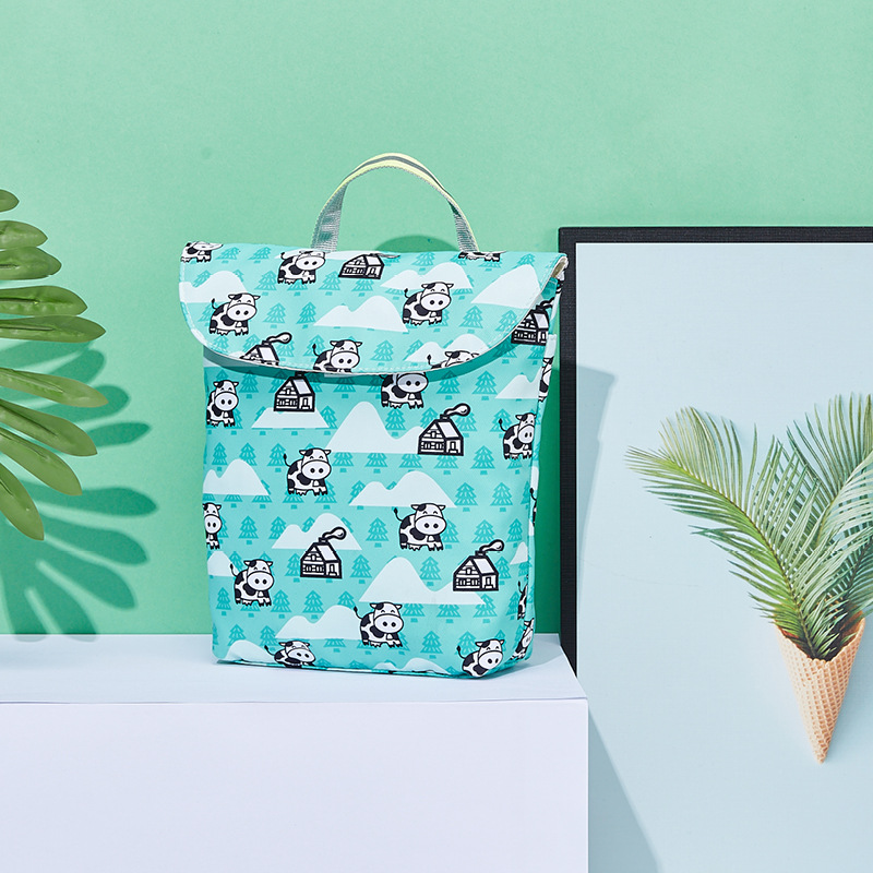 Frendorf | Wasserdichte Windeltasche mit Reißverschluss – Wetbag für Kinderwagen