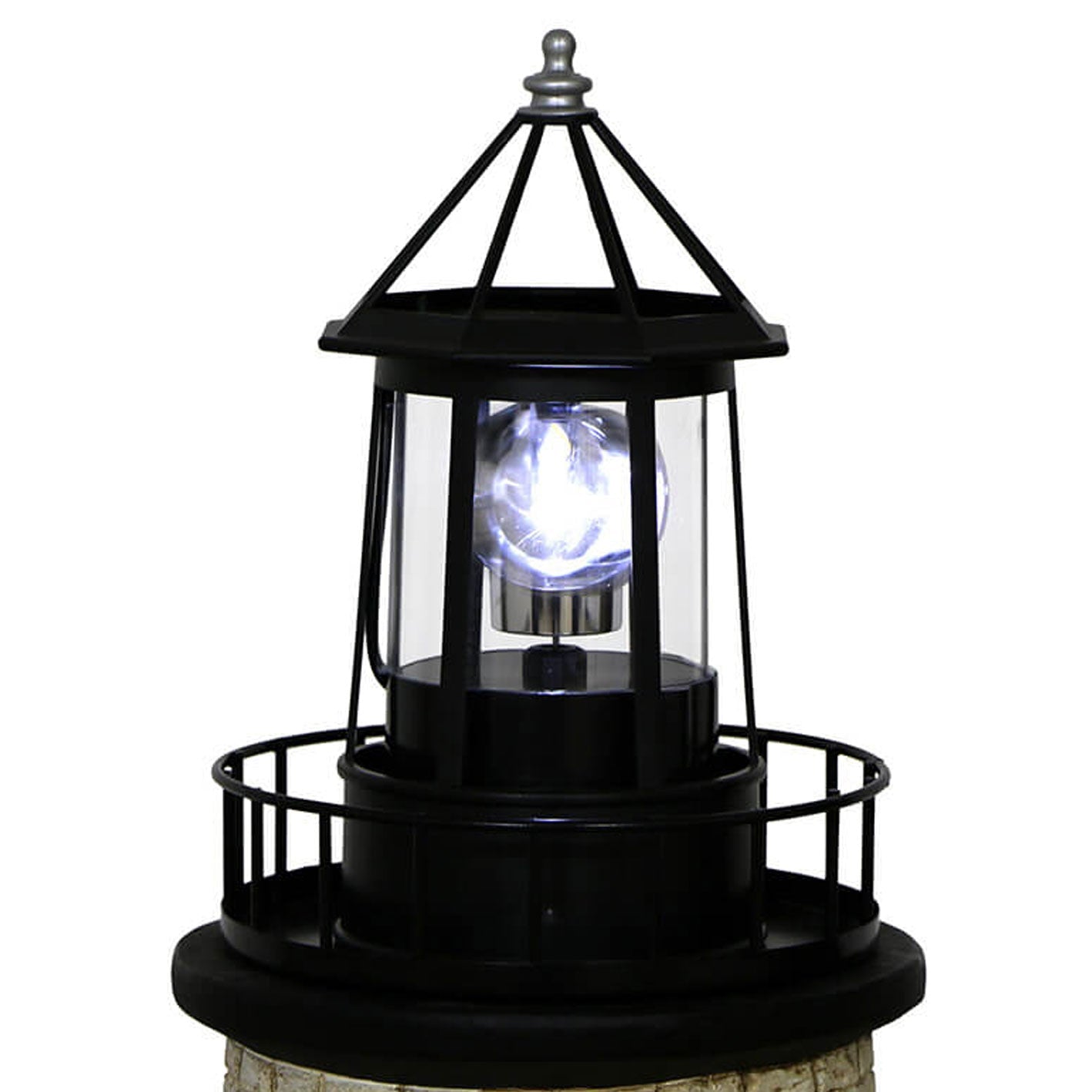 Frendorf | SolarSpin LED Gartenleuchte | Rotierender Turm | Solarbetrieben | Deko & Landschaftsbeleuchtung