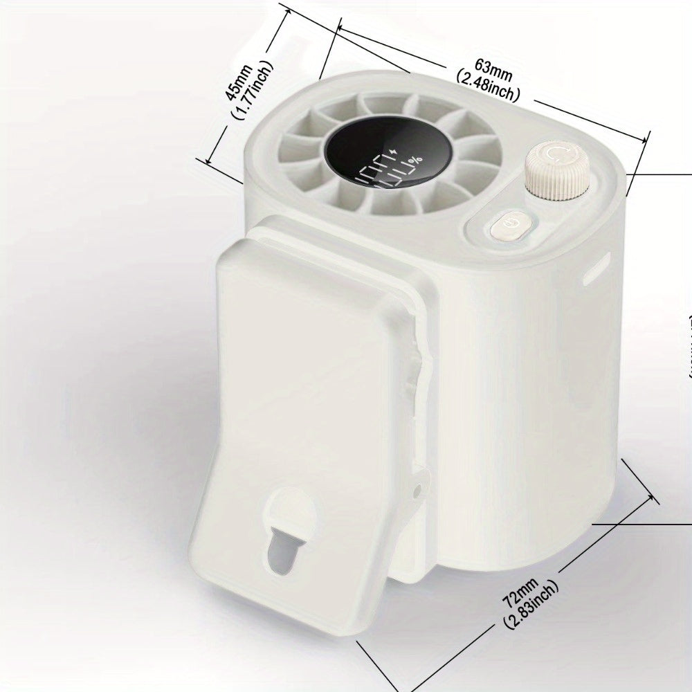 Frendorf | BreezeClip Mini Ventilator – Leistungsstarke Kühlung, überall und jederzeit