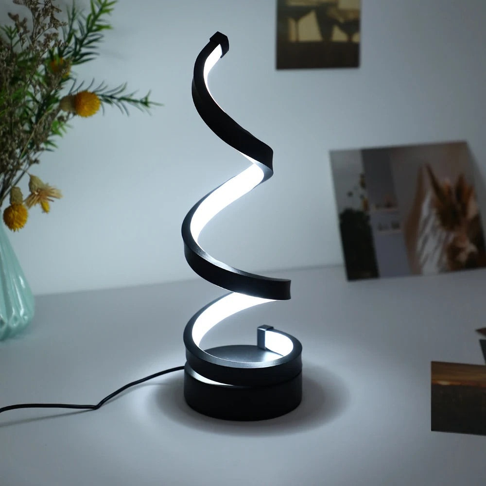 Spiralförmige LED-Lampe