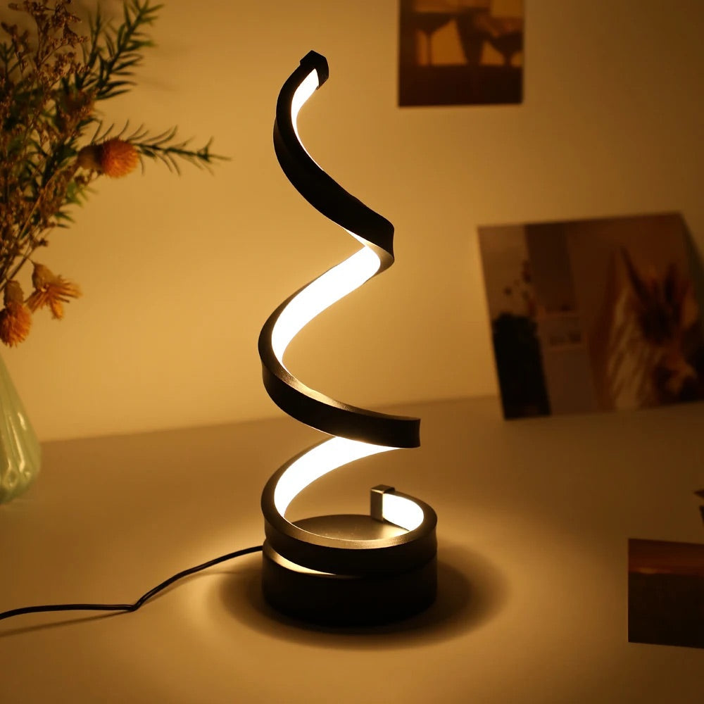 Spiralförmige LED-Lampe