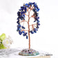 1Pc Natürlicher Kristall Geldbaum Kieselstein Feng Shui Ornamente Lebensbaum Figuren & Achat Scheibe Ständer Wohnkultur
