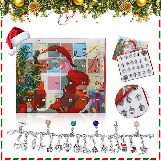 Frendorf | 24 Tage Blindbox Weihnachten DIY Armband Kalender Geschenkbox Set