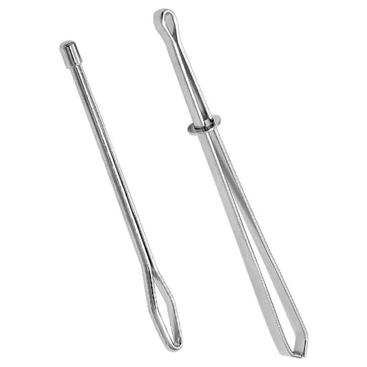 Frendorf | 2-teiliger DIY-Rope-Guide-Vorwärtsgerät-Werkzeug elastischer silberner Clip Nadel Nähzubehör