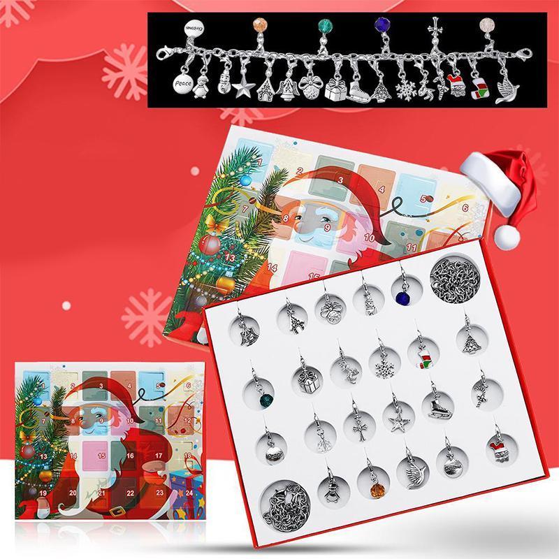 Frendorf | 24 Tage Blindbox Weihnachten DIY Armband Kalender Geschenkbox Set