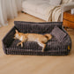Bettbezug - Groß Waschbar Flauschig Orthopädisch Weiches Hundekissen Hundesofa Bett