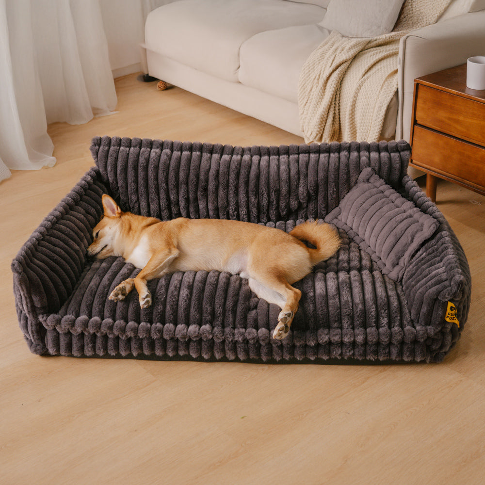 Bettbezug - Groß Waschbar Flauschig Orthopädisch Weiches Hundekissen Hundesofa Bett