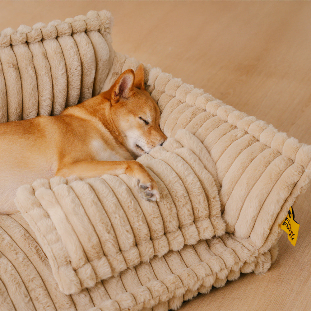 Bettbezug - Groß Waschbar Flauschig Orthopädisch Weiches Hundekissen Hundesofa Bett