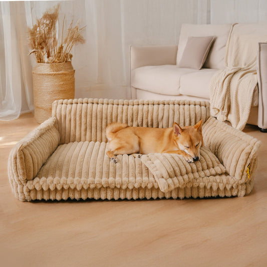 Bettbezug - Groß Waschbar Flauschig Orthopädisch Weiches Hundekissen Hundesofa Bett