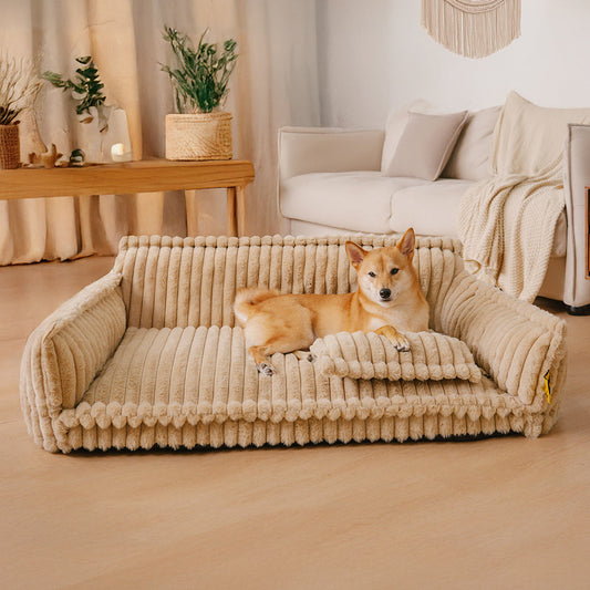Bettbezug - Groß Waschbar Flauschig Orthopädisch Weiches Hundekissen Hundesofa Bett