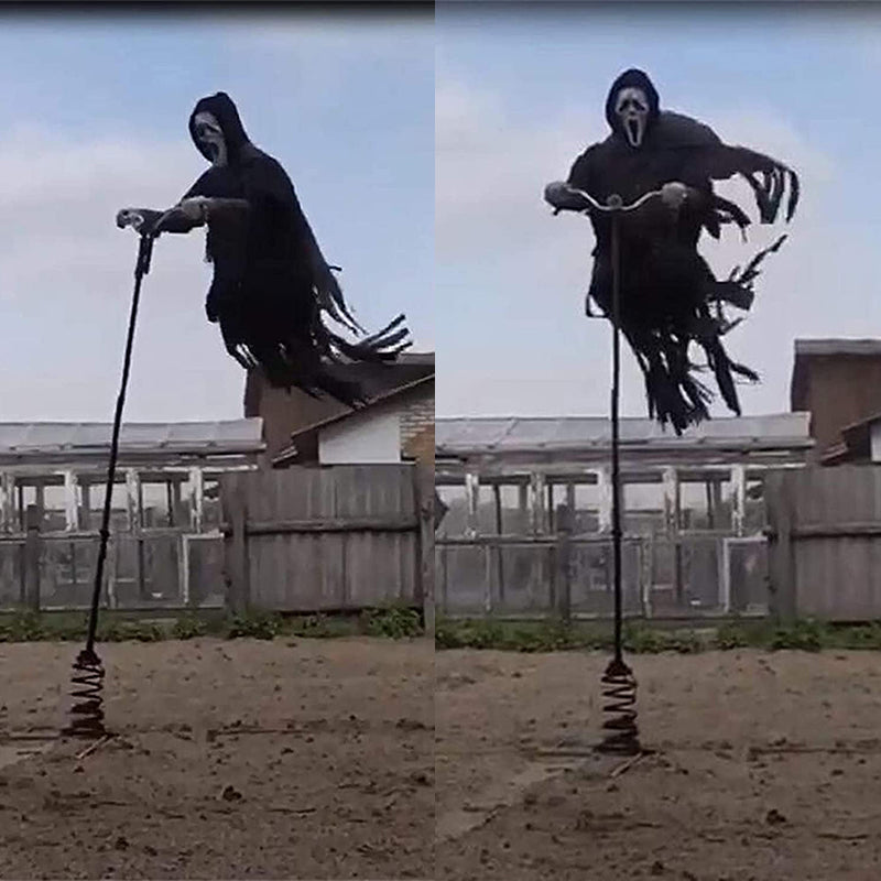 Frendorf | Beängstigend schreiende Vogelscheuche