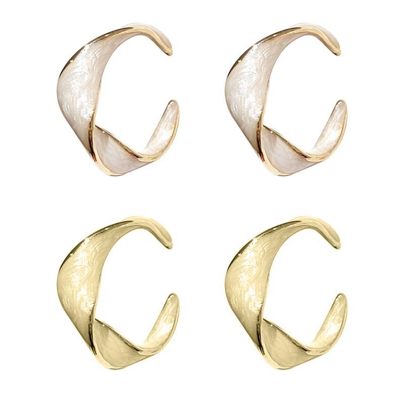 Frendorf | Einfache Zirkon Ketten Quasten Ohrringe