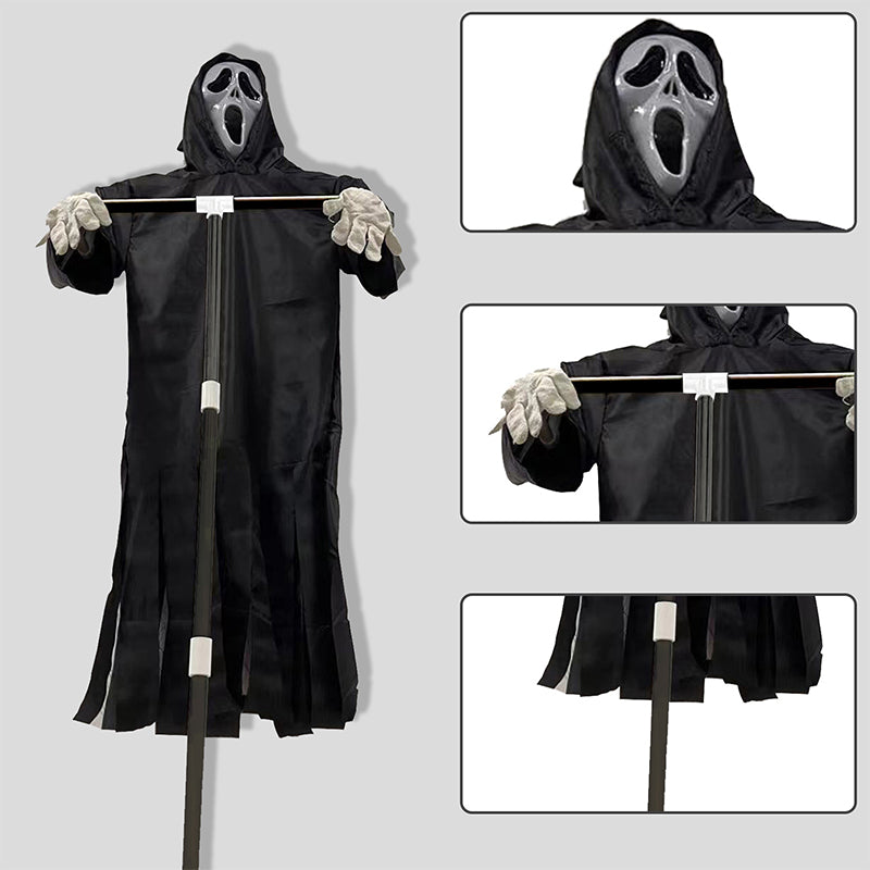 Frendorf | Beängstigend schreiende Vogelscheuche