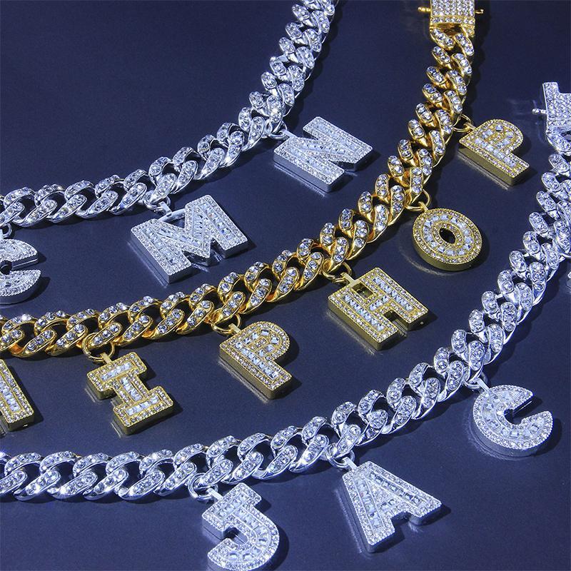 Frendorf | Hip Hop Initialen Buchstaben Anhänger Fußkettchen