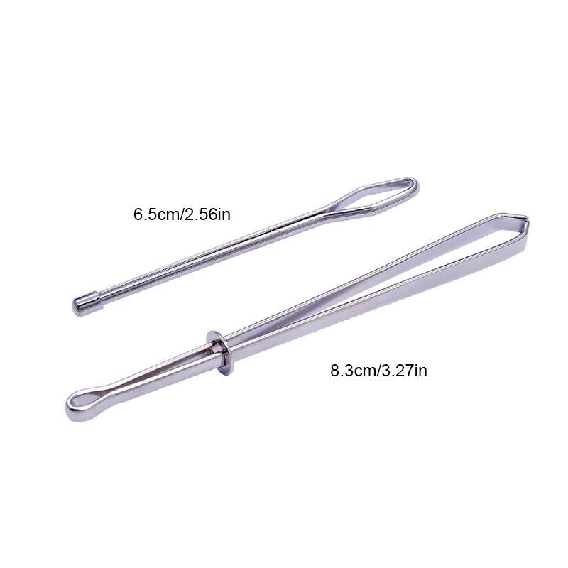 Frendorf | 2-teiliger DIY-Rope-Guide-Vorwärtsgerät-Werkzeug elastischer silberner Clip Nadel Nähzubehör
