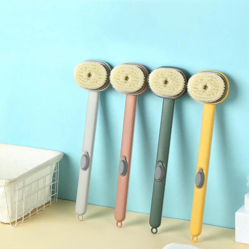 Frendorf | BackScrub – Badebürste mit langem Stiel und Spender