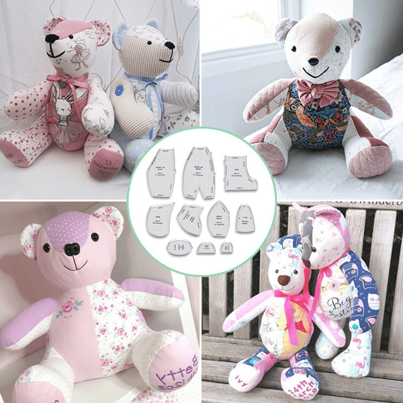 Frendorf |  Memory Bear Schablonen Lineal Set