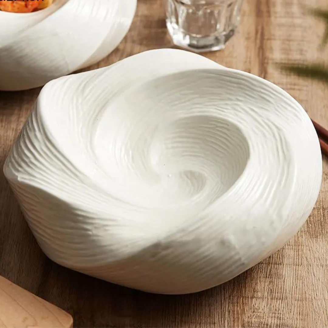 Frendorf | SwirlDish Moderne Keramikschale | Vielseitige Dessert- und Suppenschale | Robuste Qualität
