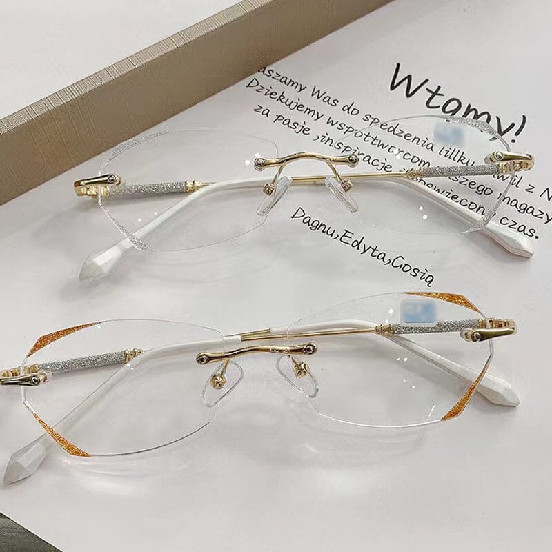Frendorf | Modische randlose Anti-Blaulicht Lesebrille