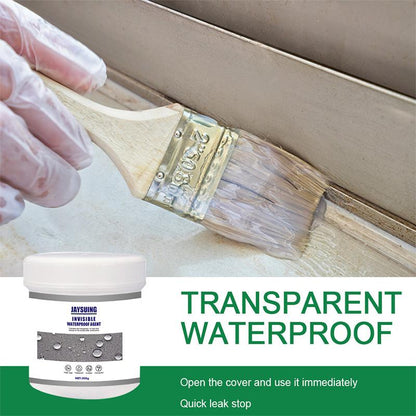 Transparentes wasserdichtes Beschichtungsmittel