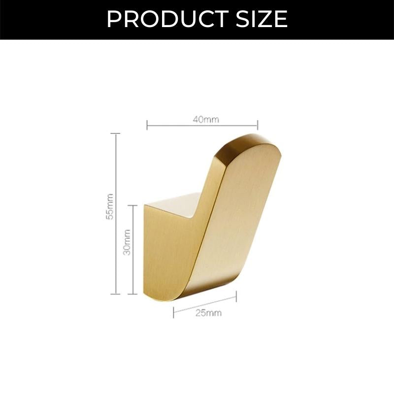 Lauren Golden Brass Kleider Wandhaken