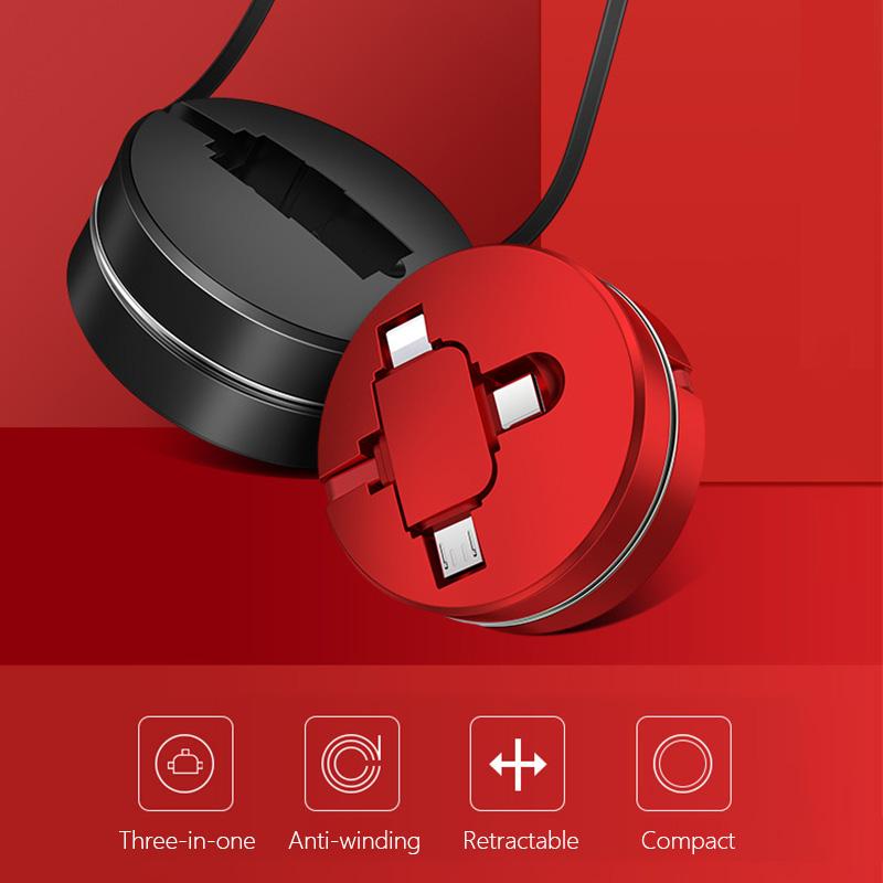 Frendorf | 3-in-1 einziehbares Ladekabel