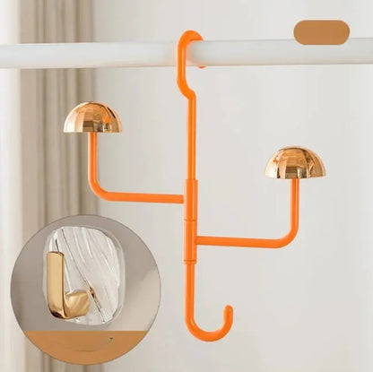 Frendorf | 360° Drehbare Hängende Aufbewahrung – Eleganter Ordnungshelfer für Kleidung, Hüte & Accessoires