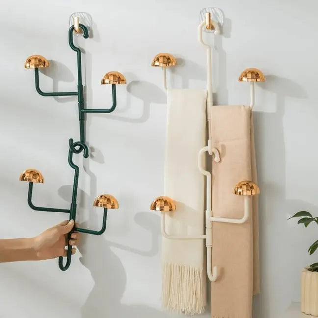 Frendorf | 360° Drehbare Hängende Aufbewahrung – Eleganter Ordnungshelfer für Kleidung, Hüte & Accessoires