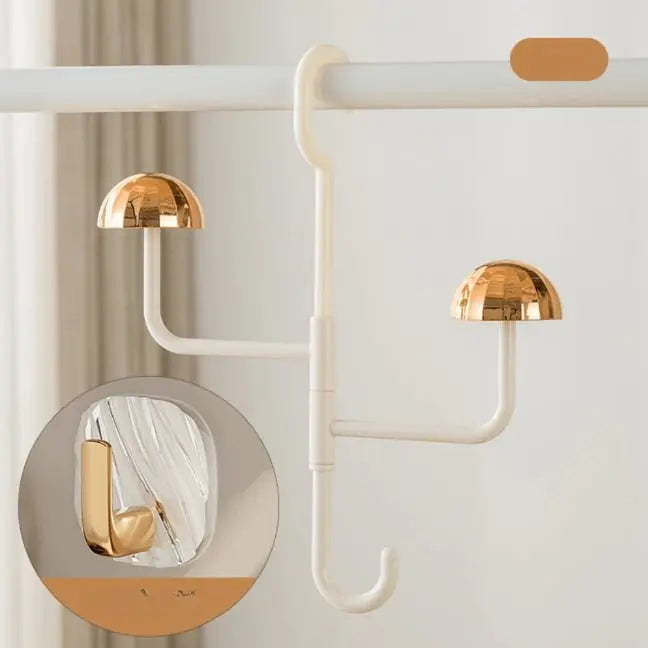 Frendorf | 360° Drehbare Hängende Aufbewahrung – Eleganter Ordnungshelfer für Kleidung, Hüte & Accessoires