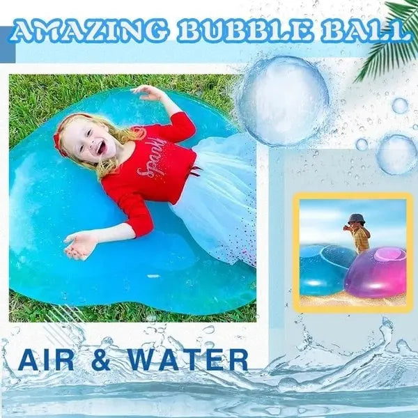 Frendorf | Aufblasbarer elastischer Bubble-Ball – Mit Wasser befüllbar & springt wie verrückt