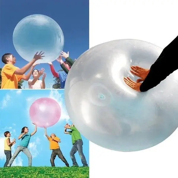 Frendorf | Aufblasbarer elastischer Bubble-Ball – Mit Wasser befüllbar & springt wie verrückt