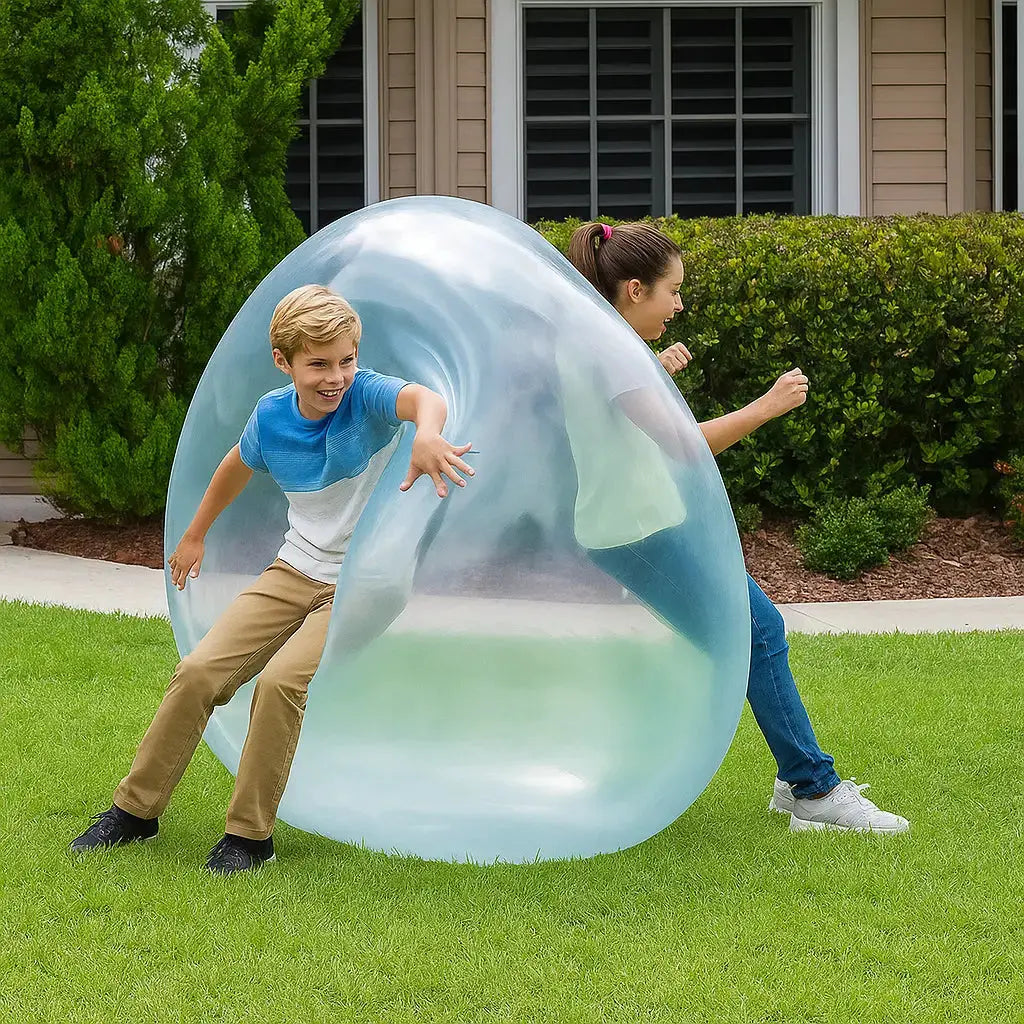 Frendorf | Aufblasbarer elastischer Bubble-Ball – Mit Wasser befüllbar & springt wie verrückt