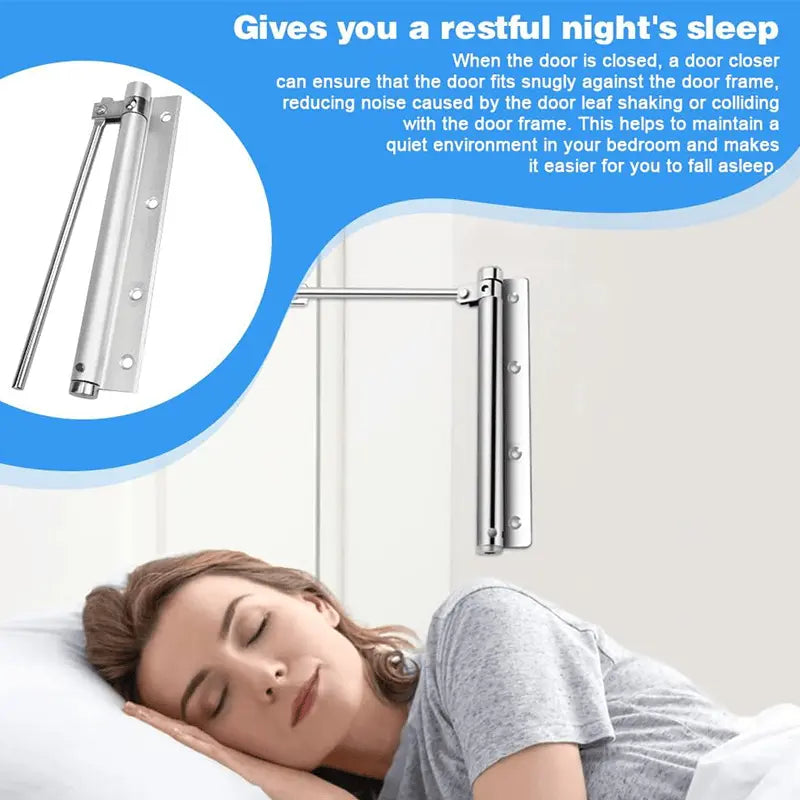 Frendorf | Automatisches Türscharnier mit Selbstrückstellung – Sicher & Leise