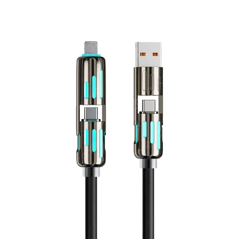 Frendorf | Schnelles 4-in-1 USB-Kabel – Universell & Langlebig
