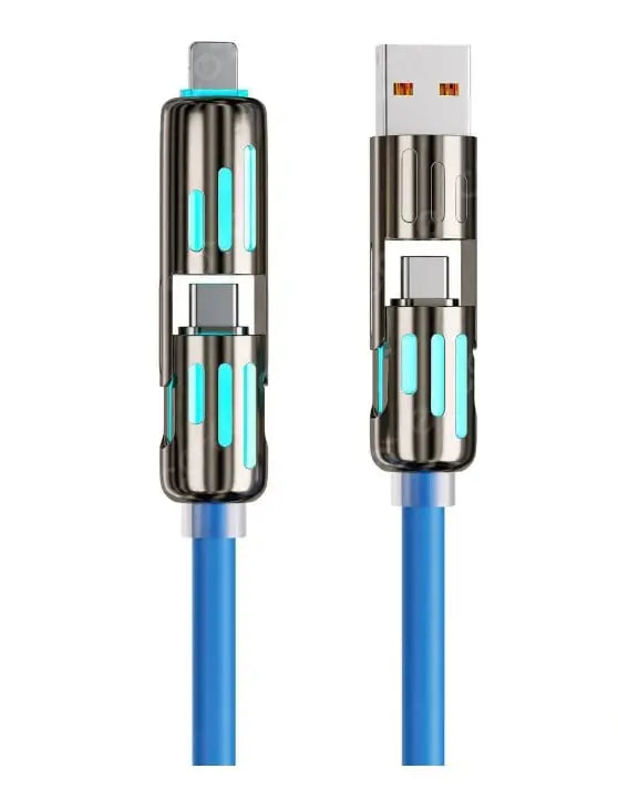 Frendorf | Schnelles 4-in-1 USB-Kabel – Universell & Langlebig