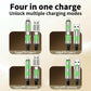 Frendorf | Schnelles 4-in-1 USB-Kabel – Universell & Langlebig